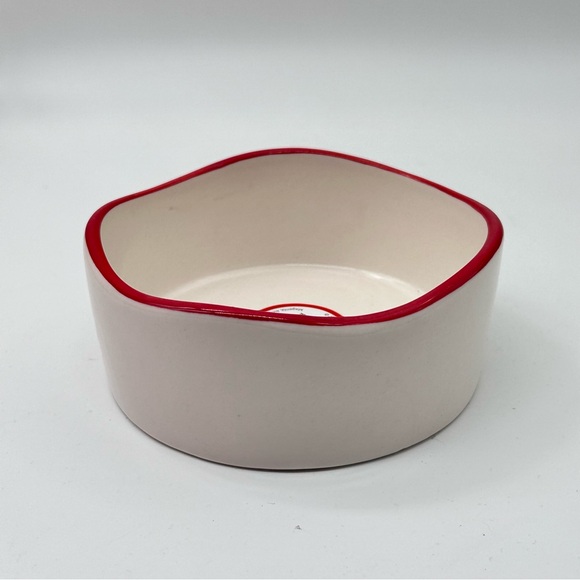 Rae Dunn PAW LA LA! Small ceramic pet bowl - Christmas - Ceramic - 4.5 in - Picture 4 of 5